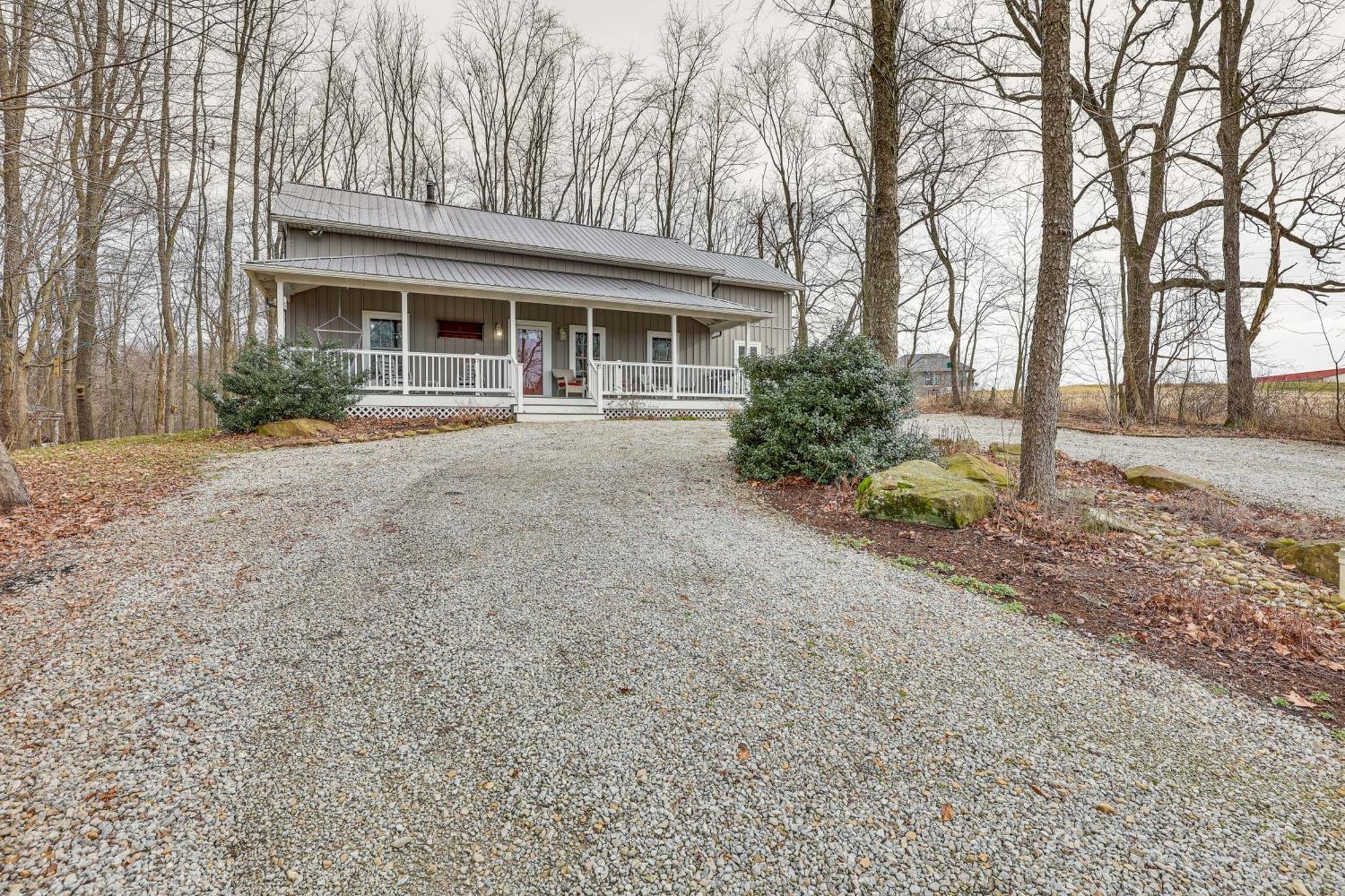 Happy Haven Hill Cabin With Patio And Fire Pit! Villa Dundee Buitenkant foto